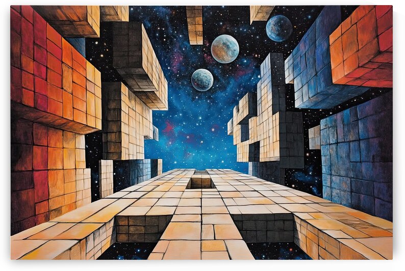 Cosmic Tetris NZ92HJ 60 by Abstract Rebellion