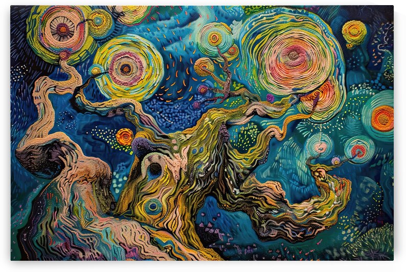 Cosmic Tree of Life A7H2N9 45 by Abstract Rebellion