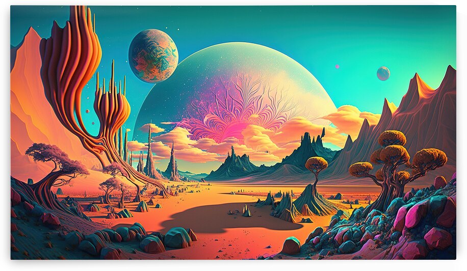 Alien world by Point Art