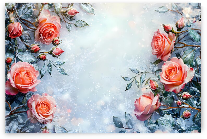 Background of decorative nature elements banner by Ariadna-de-Raadt