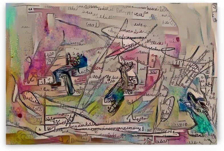 Palimpsest of Thoughts by Luciano