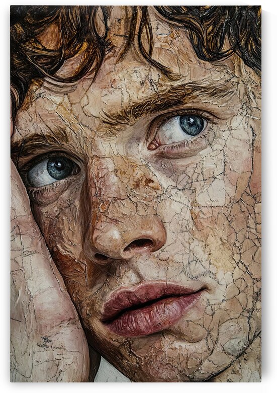 Cracked Portrait 7H29NP 45 by Abstract Rebellion