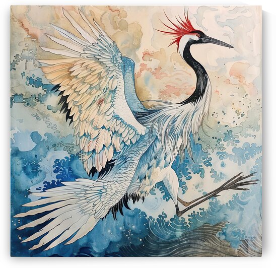 Crane Dance 7H29P4 45 by Abstract Rebellion