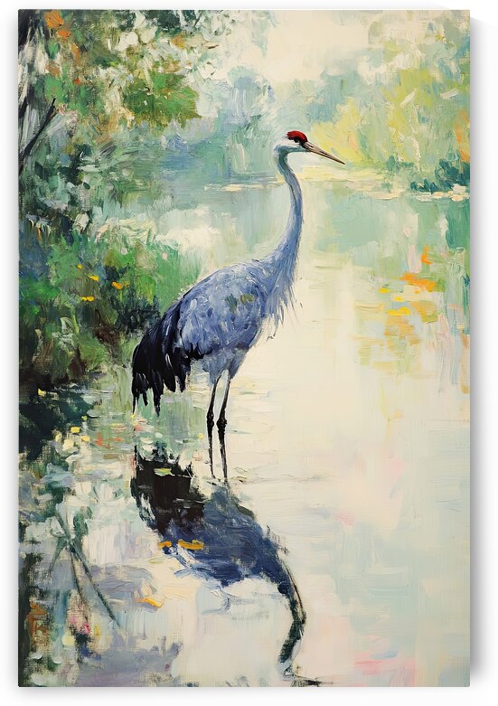 Crimson Crane Reverie Y9N5D2 54 by Abstract Rebellion