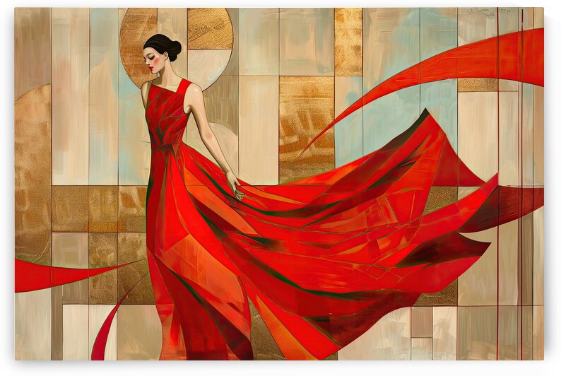 Crimson Dance 7H29P4 48 by Abstract Rebellion