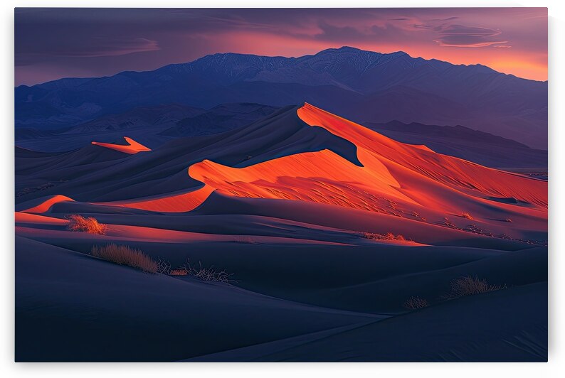Crimson Dunes Sunset H3N5P 65 by Abstract Rebellion