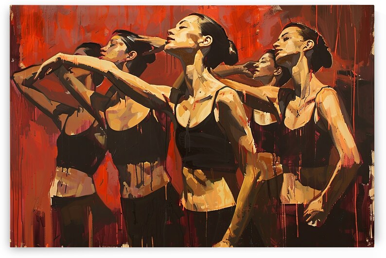 Crimson Echoes Dance 78HNP 58 by Abstract Rebellion