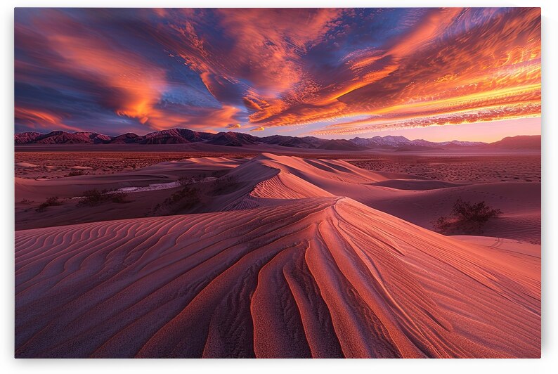 Crimson Dunes Sunset H3N9P2 55 by Abstract Rebellion