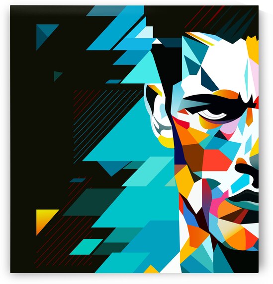 Human face by Point Art