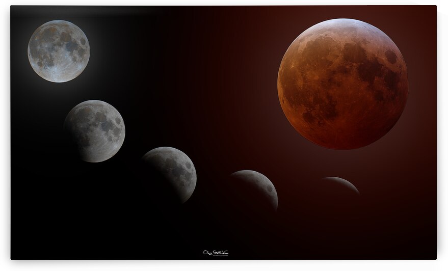 Blood Moon Symphony - March 13th 2025 by Clays StellarViewz