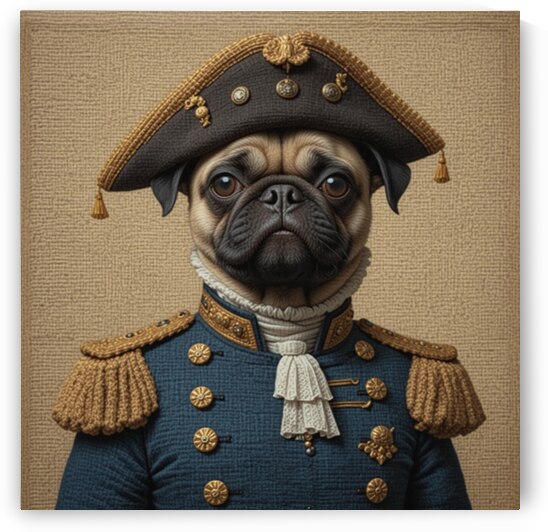  Napoleon Pug: A Regal Tapestry of Canine Grandeur by ericinair