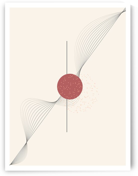 Abstract wall art. c by Point Art