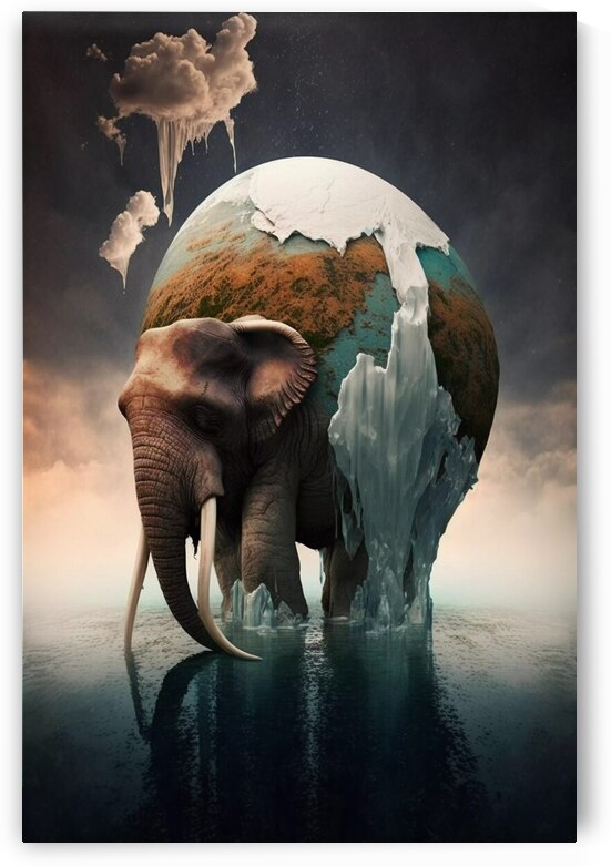 Melting Elephant by Vythryd Arts