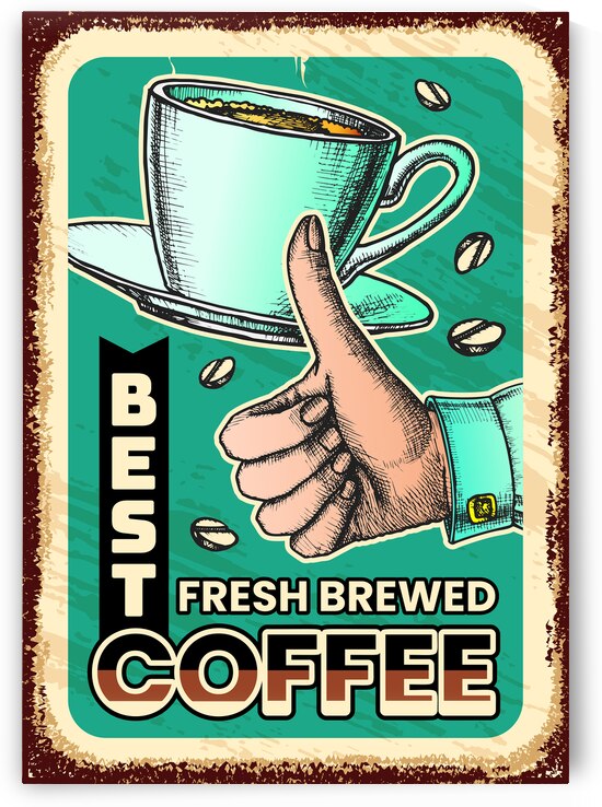 Fresh Brewed Coffee by Point Art