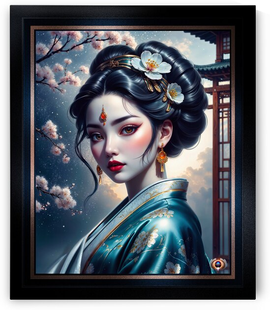 The Timeless Grace And Tranquil Elegance Of Hisako Takahashi Gorgeous AI Concept Art by Xzendor7 by xzendor7