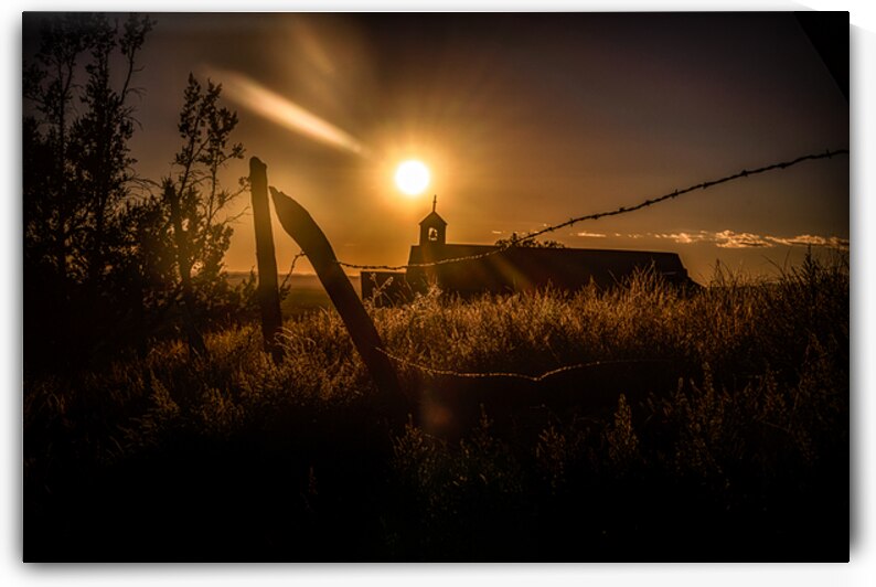 Sun Kissed Harmony Along Rustic Lines by Dream World Images