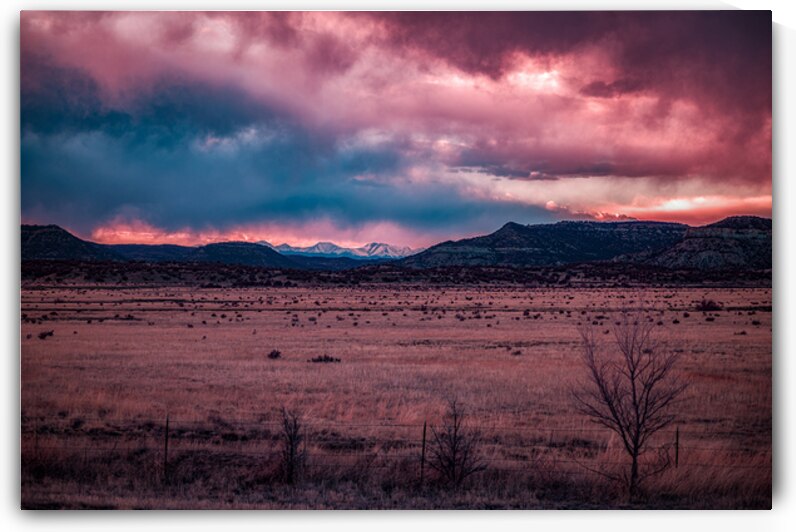 Solitary Harmony Under a Painted Sky by Dream World Images