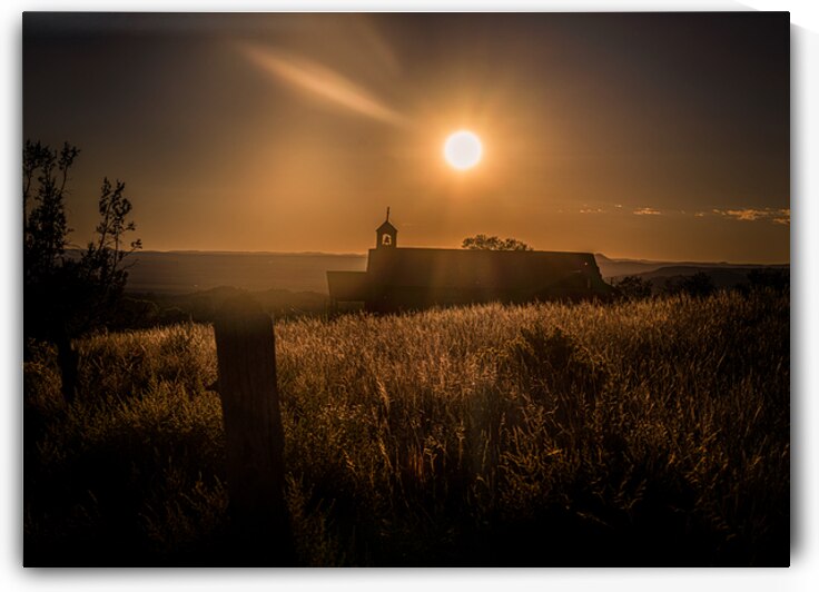 Silhouette in Sunlit Harmony by Dream World Images