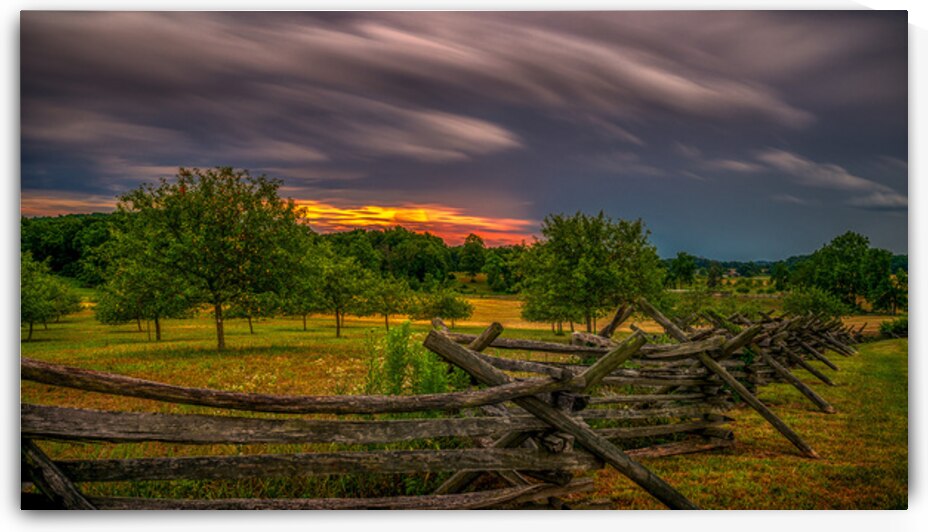 Peach Orchard Storm by Dream World Images