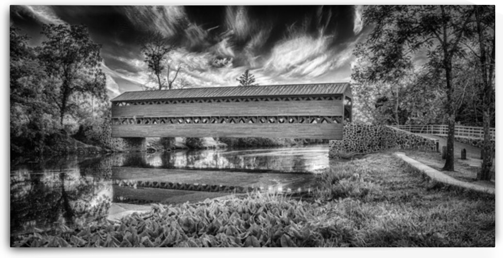 Timeless Bridge Reflections by Dream World Images