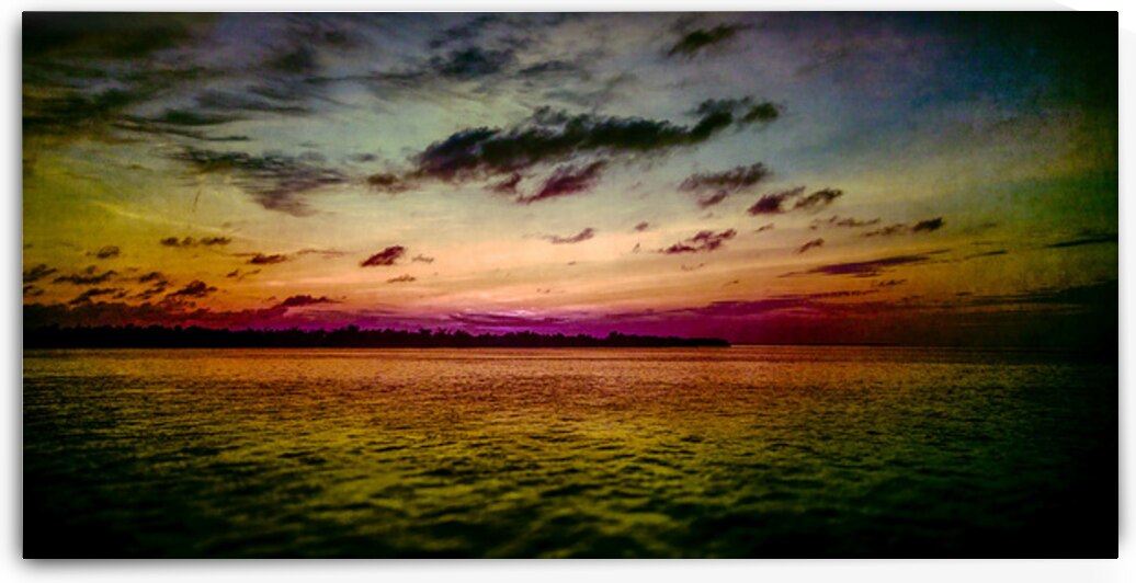 Serenitys Palette: Florida Keys Sunset by Dream World Images