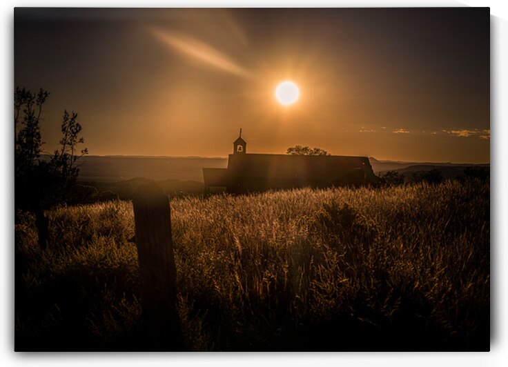 Silhouette in Sunlit Harmony by Dream World Images