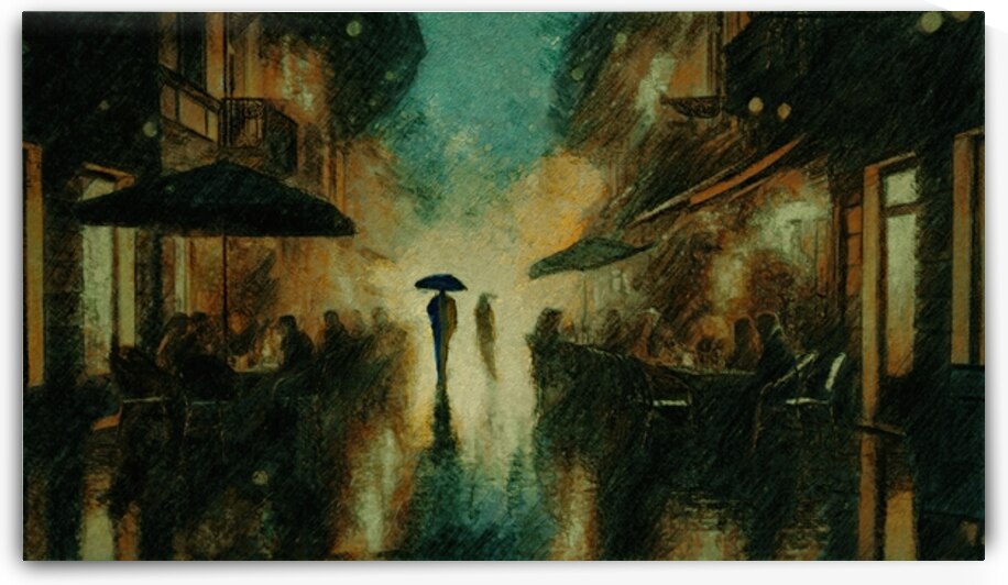 Song of Wet Streets by Vladimir Barenboym