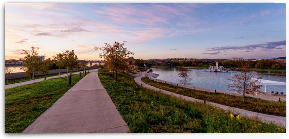 Pastel Dawn Heartland of America Pano by Jennifer White