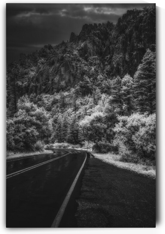 Shadowed Path to Tranquil Peaks by Dream World Images