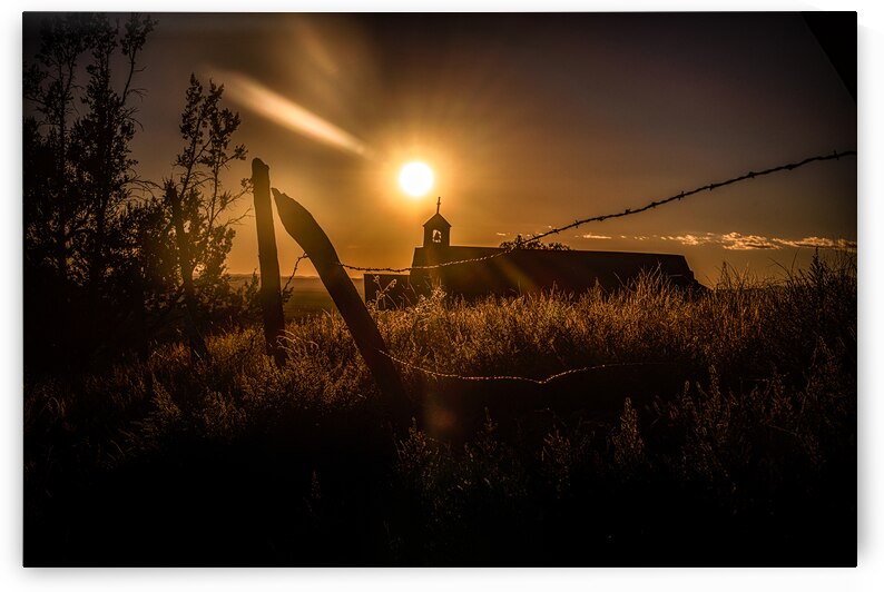 Sun Kissed Harmony Along Rustic Lines by Dream World Images