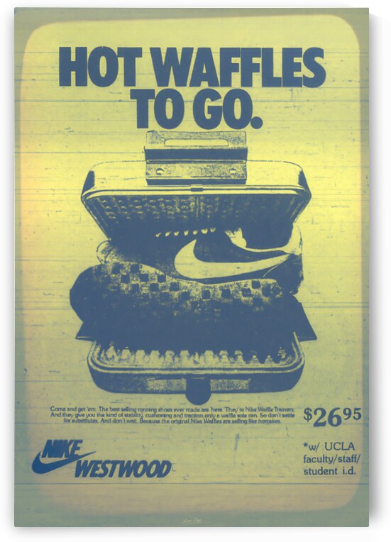 1979 Nike Hot Waffles to Go Ad by Row One Brand