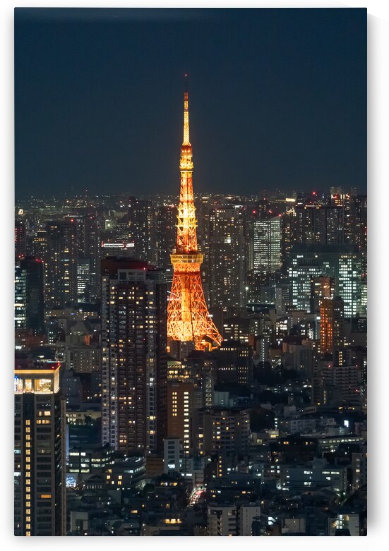 Tokyo Tower at Night by Andreas Wonisch