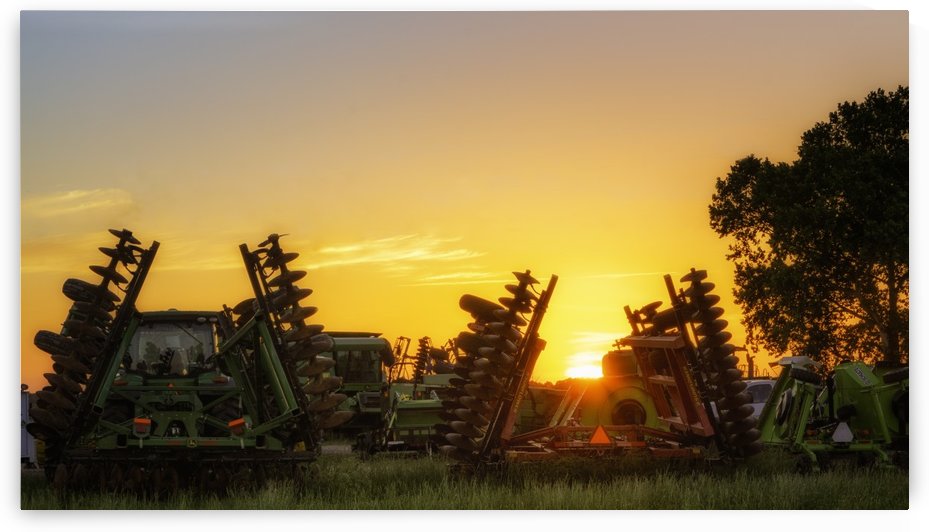 Farmers Sunset by Karen Janczak