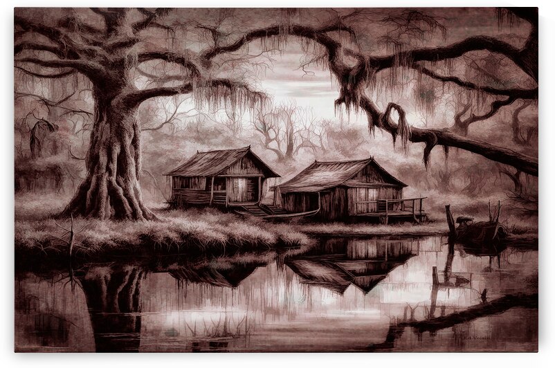 EVIL LIVES HERE.  WIDESCREEN SEPIA  by Digicam