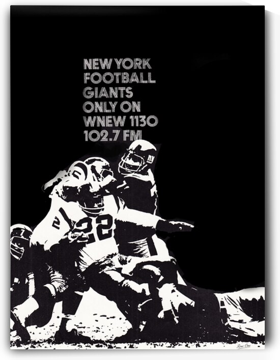 1966 New York Giants WNEW 1130 Radio Ad by Row One Brand