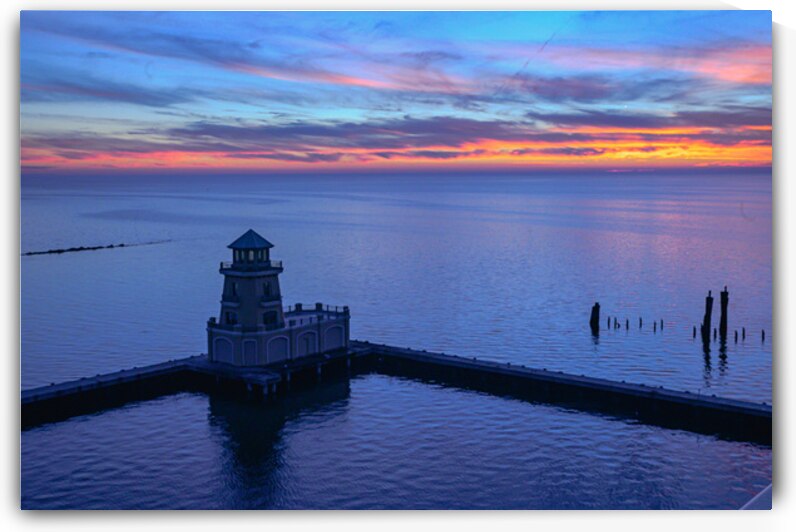  Sunset At The Beau by W Mitchell Lumpkin