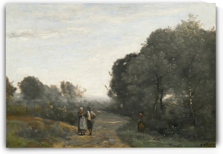 Chaville. Le Matin Au Printemps by Jean–Baptiste–Camille Corot [1796–1875] by MyCozyFineArt