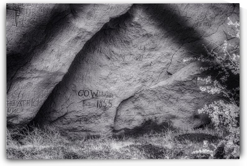 Legacy in Rock: Register Hill Wyoming  by Dream World Images