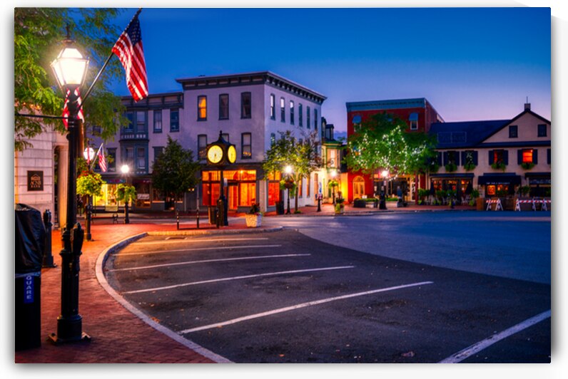 In the hushed moments before dawn a lone figure stood at the heart of Gettysburg eager to capture the essence of the town as it stirred from slumber. Armed with a camera and a sense of anticipation they ventured into the heart of history to witness the ca by Dream World Images