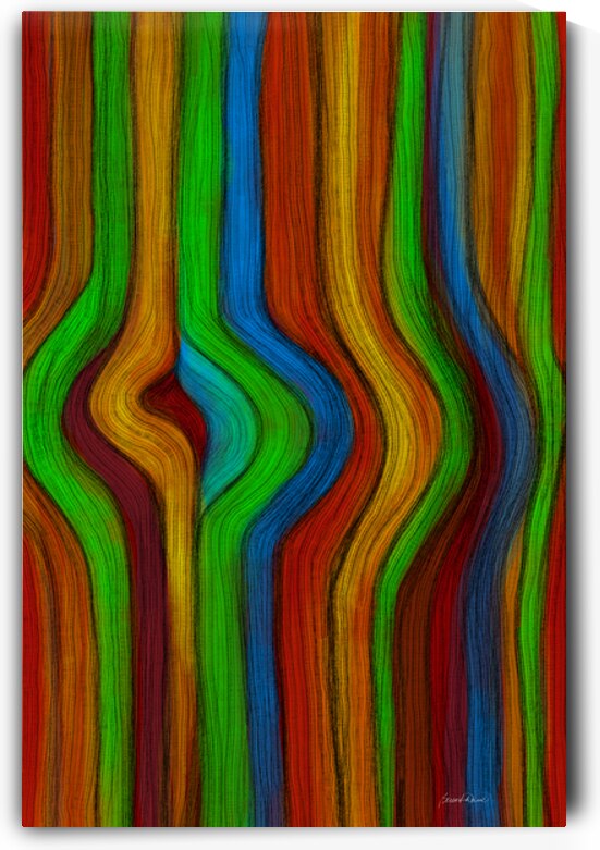 Vibrant tapestry by Benoit David