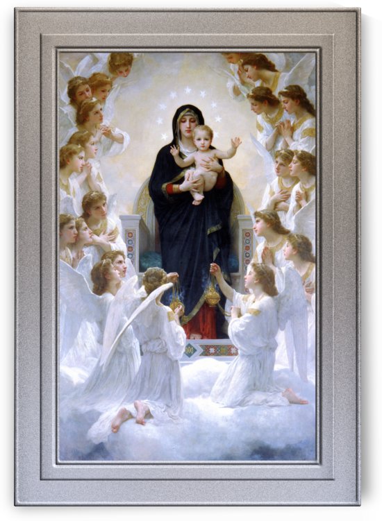 The Virgin with Angels by William Adolphe Bouguereau by xzendor7