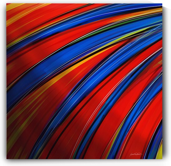 Curves of luminous motion by Benoit David