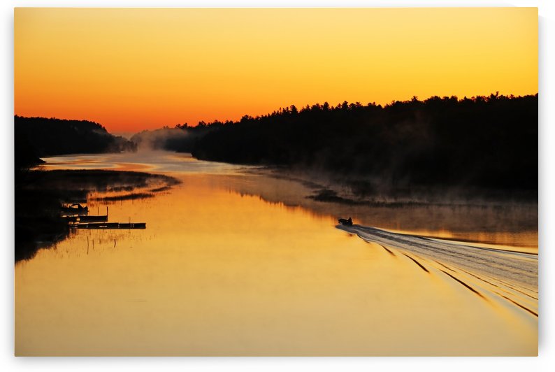 On The Move At Sunrise by Deb Oppermann