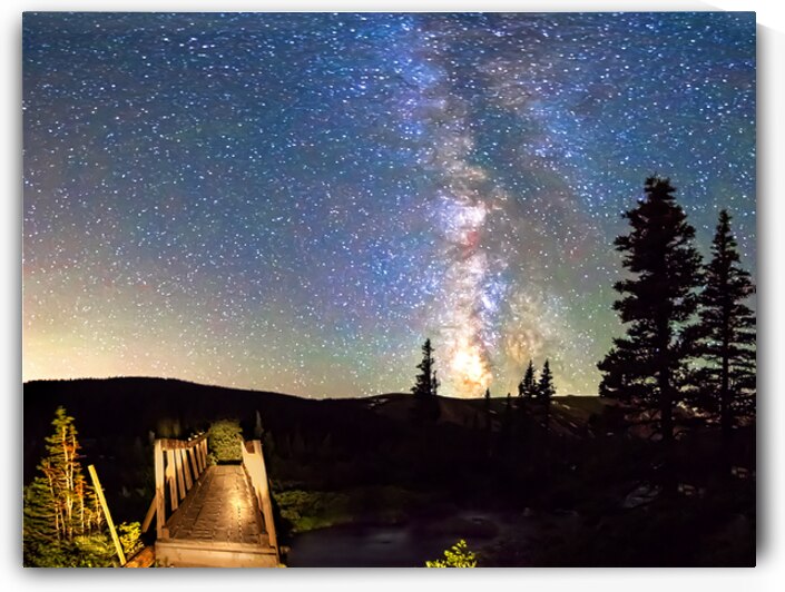 Walking Bridge to The Milky Way by Bo Insogna
