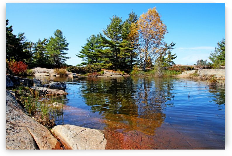 Island In Georgian Bay by Deb Oppermann