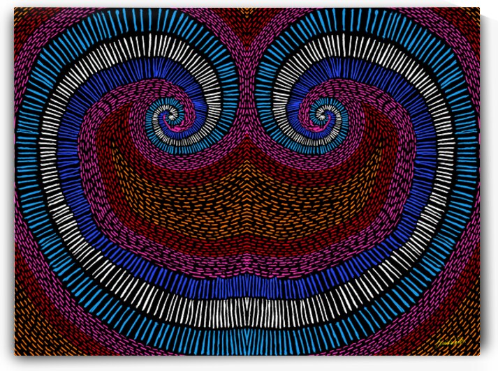 Flirting chameleons by Benoit David