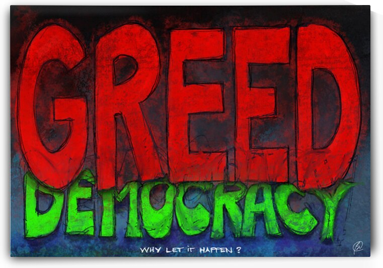 Democracy under siege by Benoit David