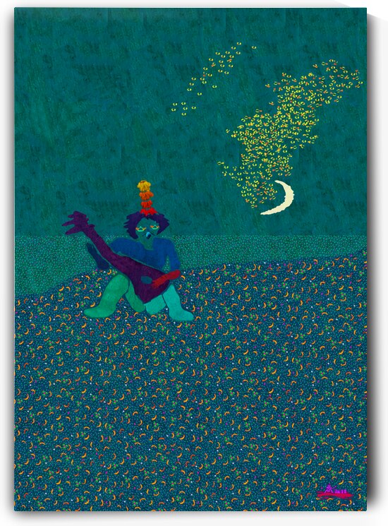 Gutarist Blue Medow - Limited Edition - NA by Shalva Avshalom