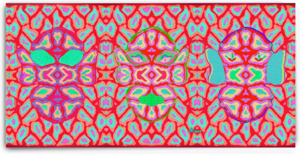 Three Separated Monkeys - NA by Shalva Avshalom