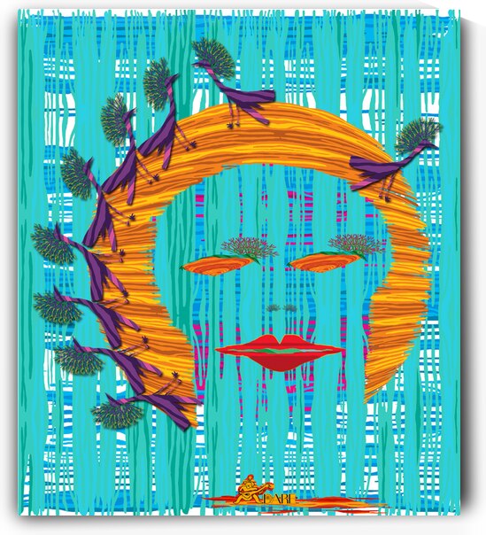 Moon Aliza - Orange Rise- NA by Shalva Avshalom